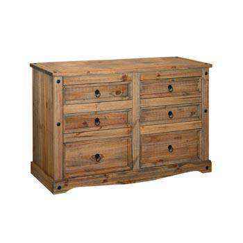 Corona 3+3 Drawer Wide Chest