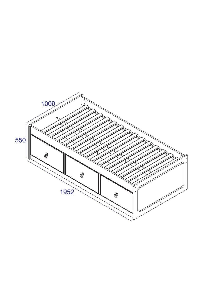 Corona Core Products Cabin Bed in Grey Waxed Pine - Price Crash Furniture