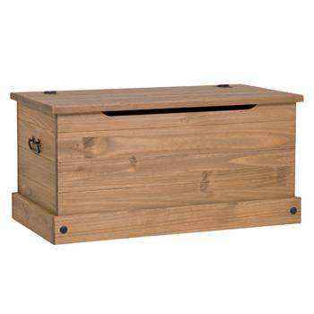 Corona Pine Storage Trunk Blanket Toy Box Chest