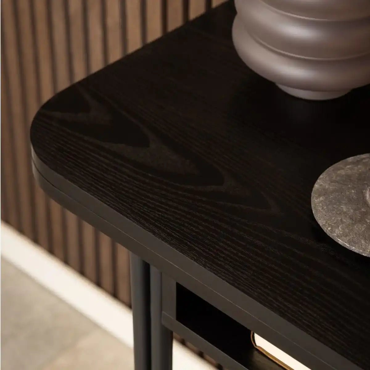 Darlington 140 cm Dining Table In Black Ash Finish - Price Crash Furniture