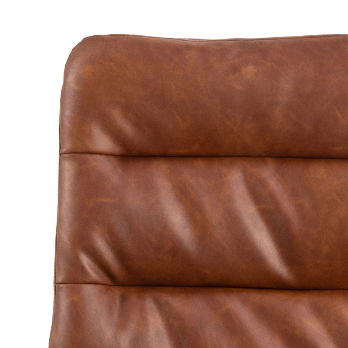 Dean Brandy PU Swivel Dining Chair Set Of 2 - Price Crash Furniture