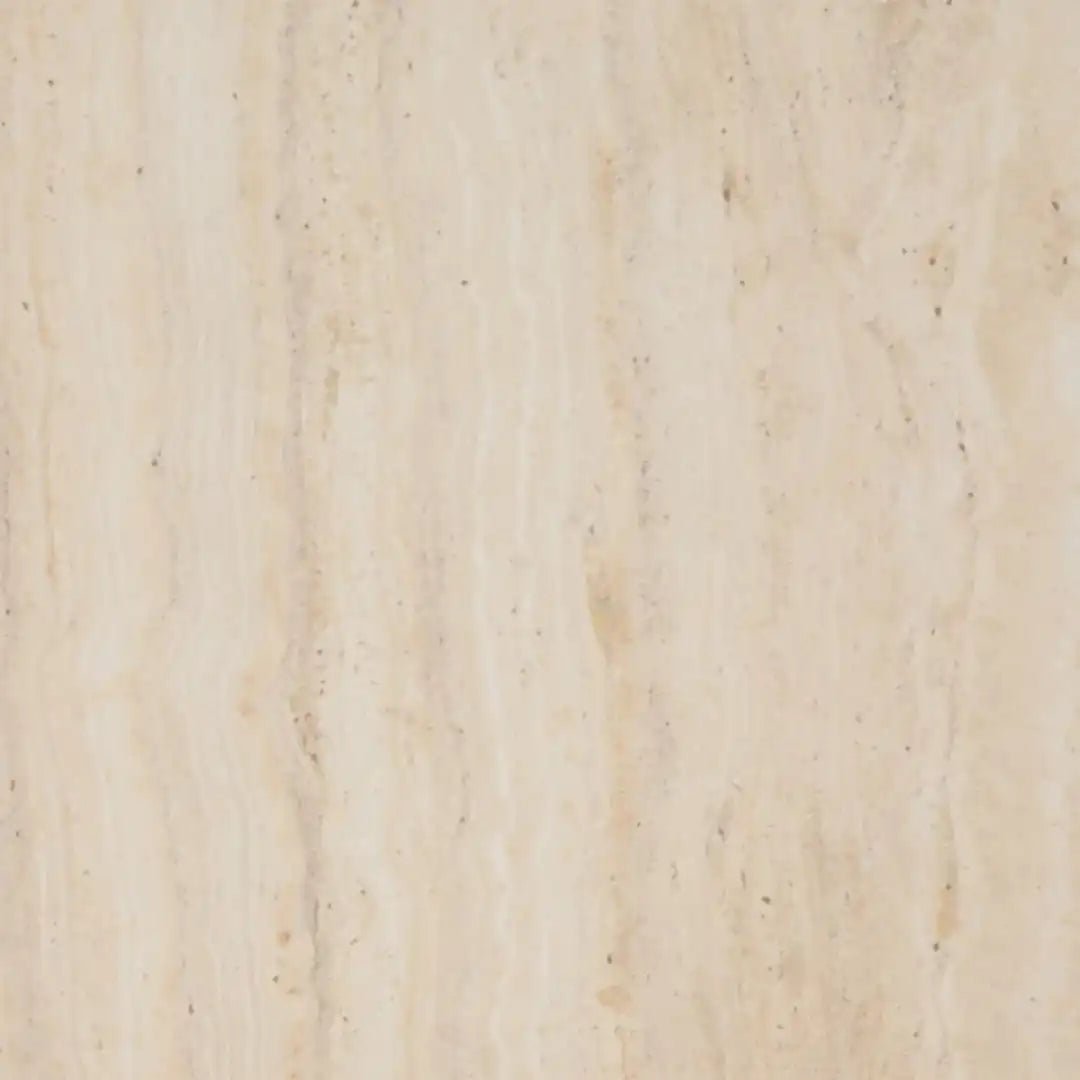 Dice Square Coffee Table in Light Travertine Effect 90x90x42cm - Price Crash Furniture