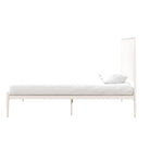 Giulia Modern Metal King size Bed in White by Dorel - Price Crash Furniture