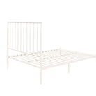 Giulia Modern Metal King size Bed in White by Dorel - Price Crash Furniture