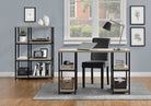 Elmwood Bookcase Distressed Grey Oak - Price Crash Furniture