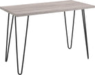 Owen Retro Desk in Distressed Gray Oak - Price Crash Furniture