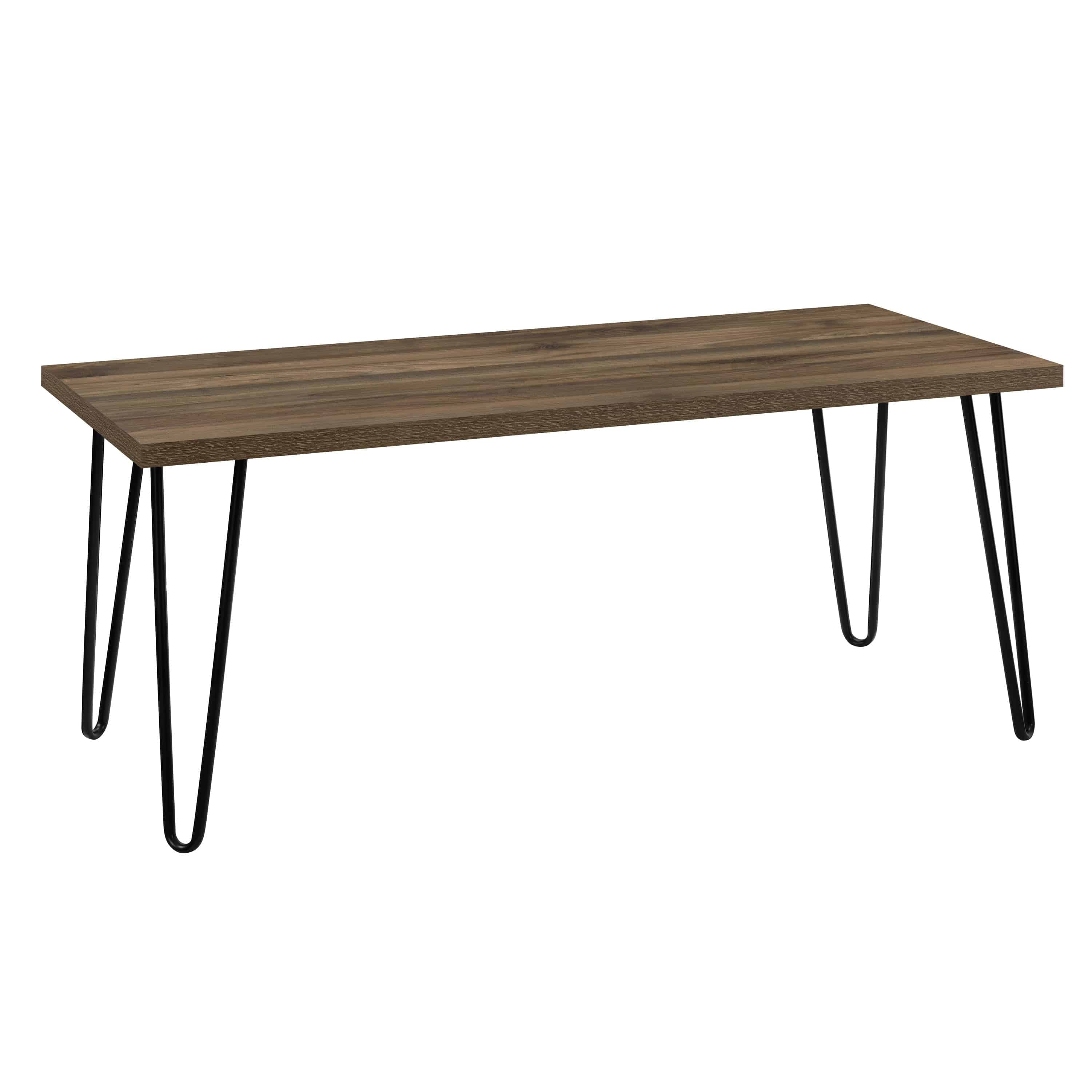 Owen Retro Coffee Table Distressed in Walnut - Price Crash Furniture