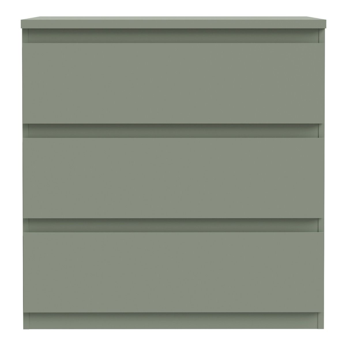 Edmore 3 Drawer Chest In Sage Green - Price Crash Furniture