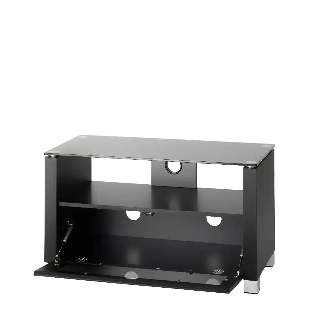 Elegance Cabinet TV stand in Black, 850 mm - Price Crash Furniture