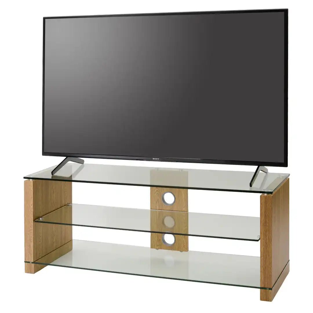 Elegance TV Stand in Oak, 1200 mm - Price Crash Furniture