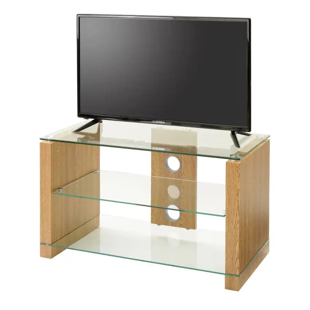 Elegance TV Stand in Oak, 800 mm - Price Crash Furniture