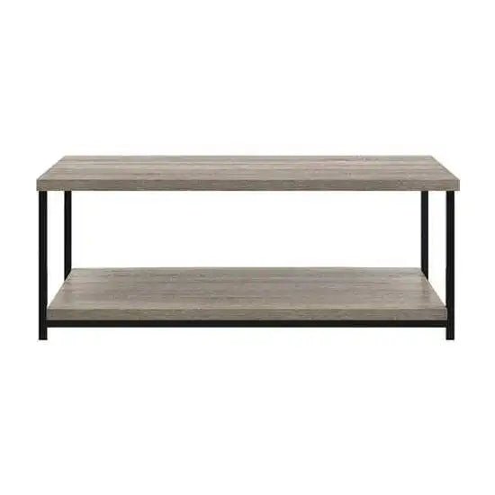 Elmwood Coffee Table in Distressed Grey Oak by Dorel - Price Crash Furniture