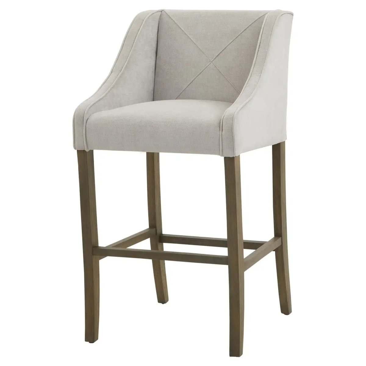 Epsom Grey Bar Stool - Price Crash Furniture