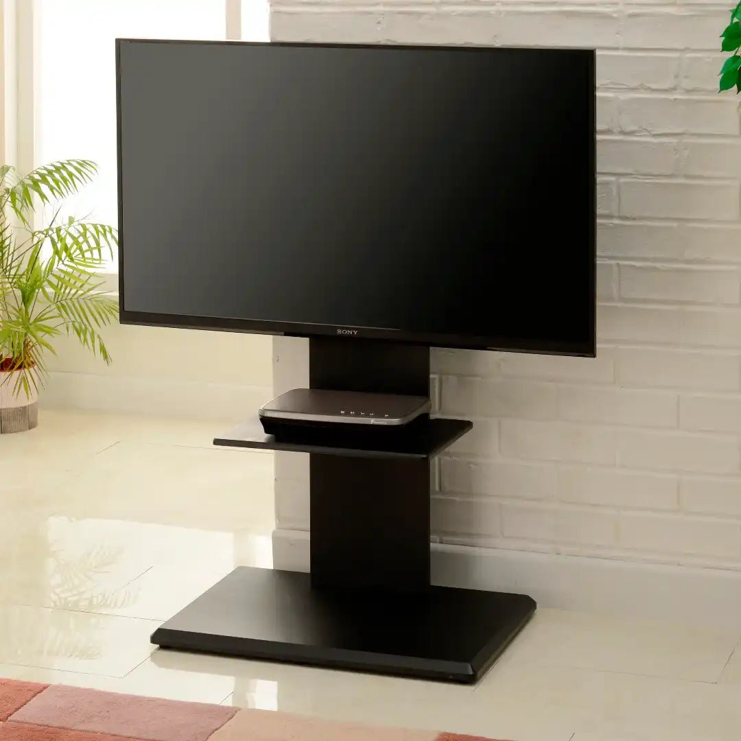 FS2 Floor Pedestal TV Stand in Oak - Price Crash Furniture