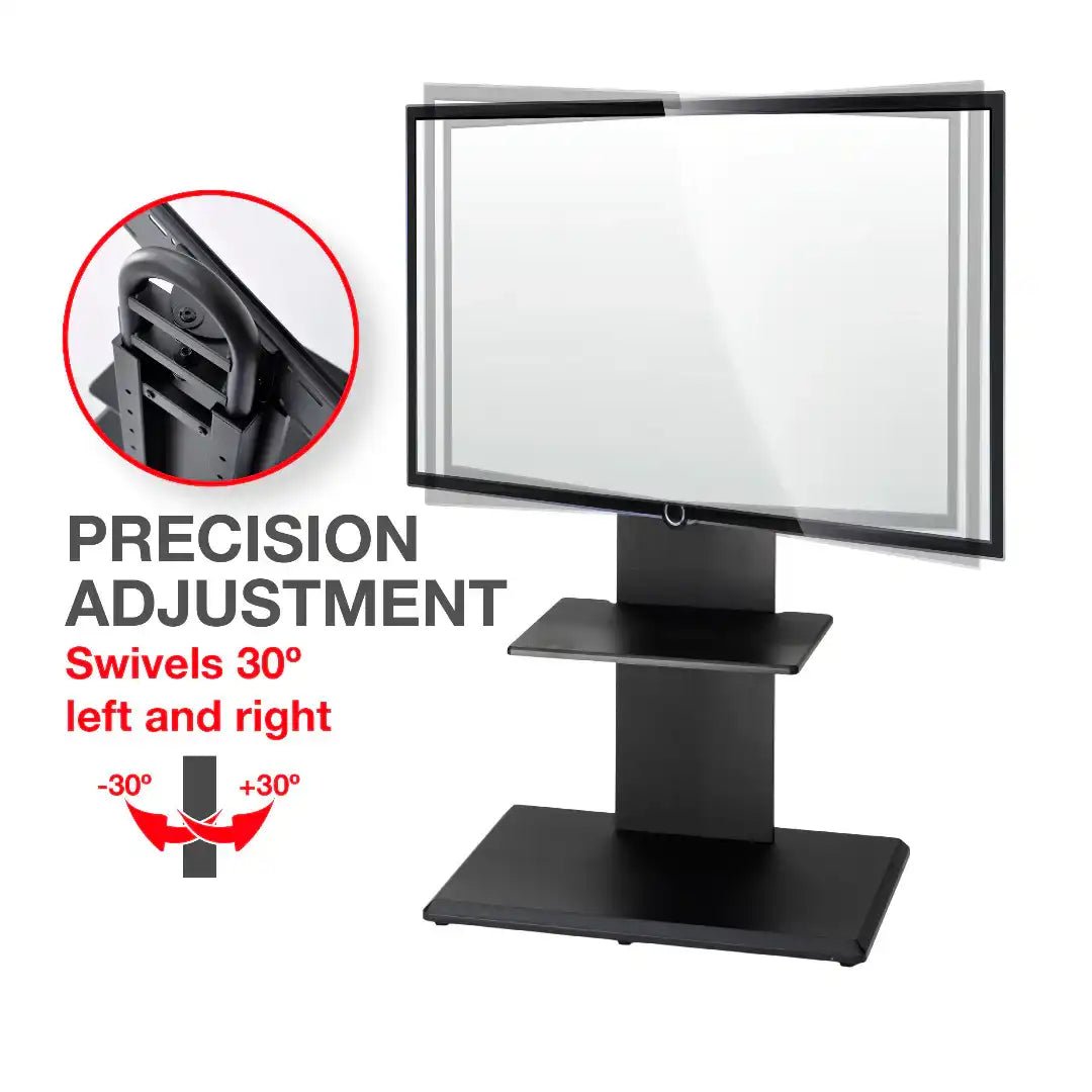 FS2 Floor Pedestal TV Stand in Oak - Price Crash Furniture