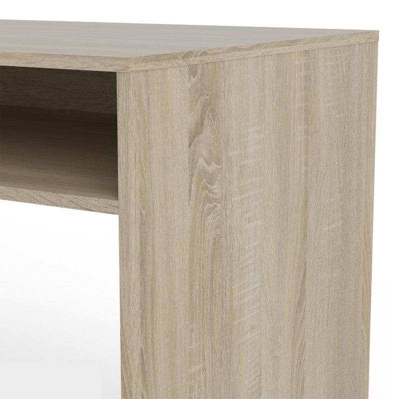 Function Plus Desk multi - functional Desk with Drawer and 1 Door in White and Oak - Price Crash Furniture