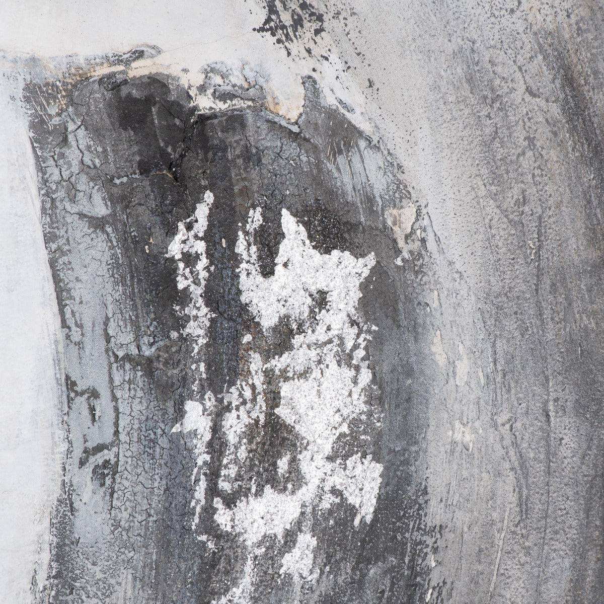 Galaxy Silver And Grey Hand Painted Canvas - Price Crash Furniture