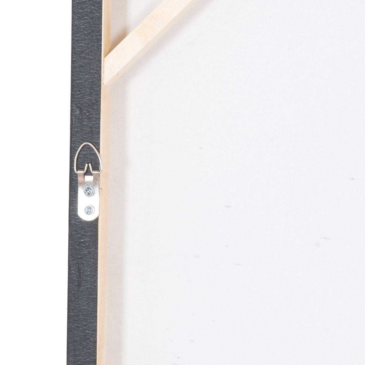 Galaxy Silver And Grey Hand Painted Canvas - Price Crash Furniture
