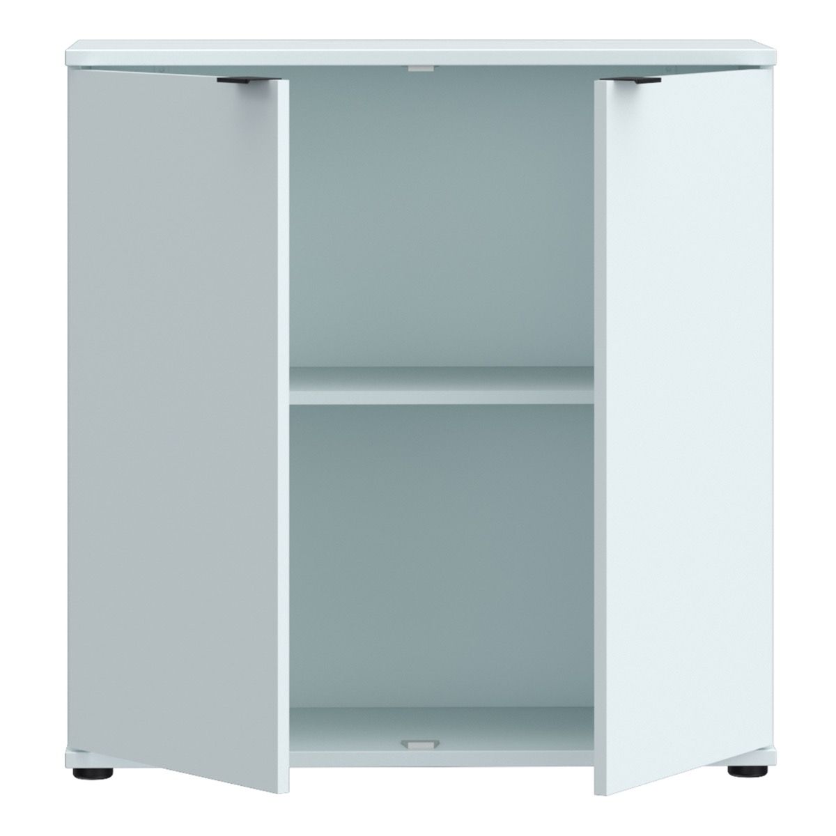 Ganymede 2 Door Cupboard In Light Grey - Price Crash Furniture