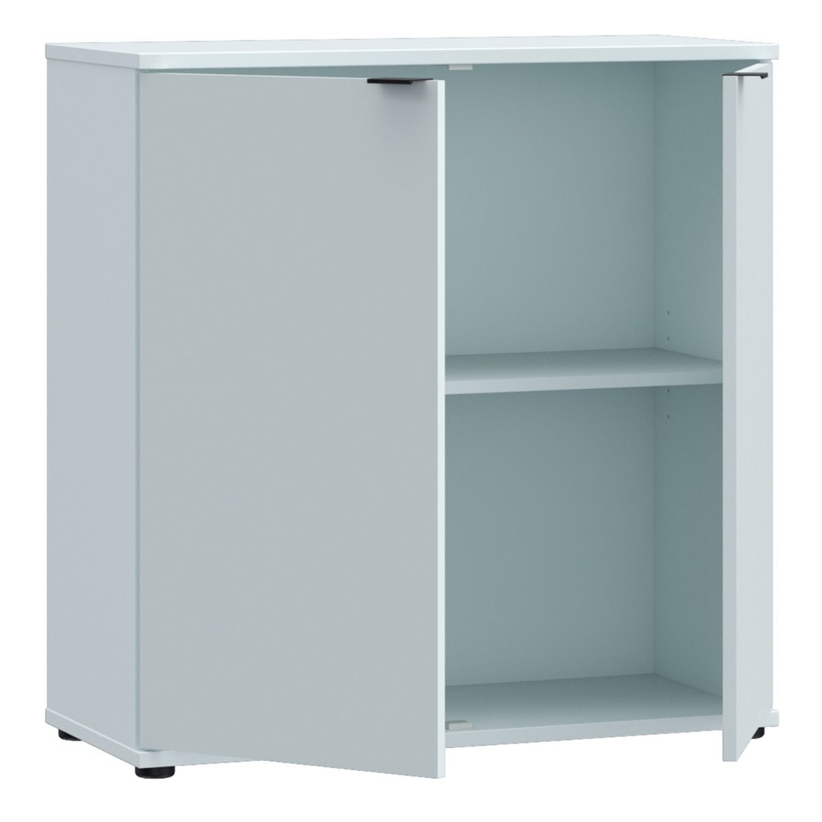 Ganymede 2 Door Cupboard In Light Grey - Price Crash Furniture