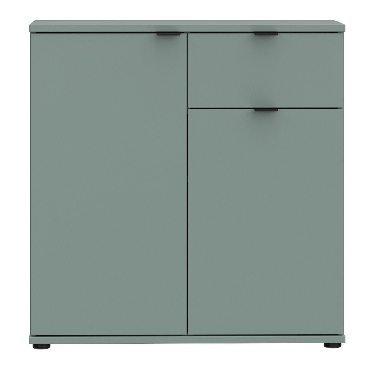 Ganymede 2 Door Cupboard With Drawer In Sage Green - Price Crash Furniture