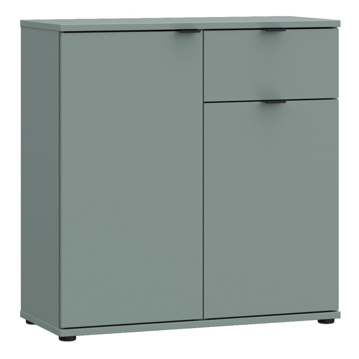 Ganymede 2 Door Cupboard With Drawer In Sage Green - Price Crash Furniture