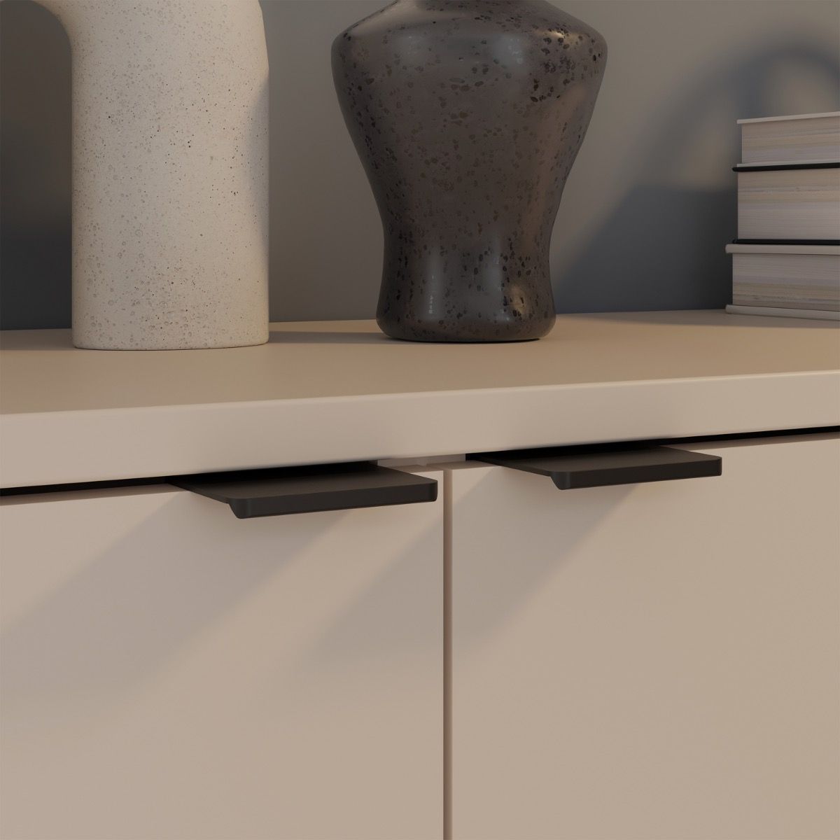 Ganymede 2 Door Cupboard With Drawer In Sand - Price Crash Furniture