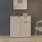 Ganymede 2 Door Cupboard With Drawer In Sand - Price Crash Furniture