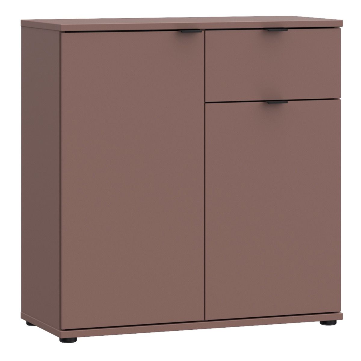 Ganymede 2 Door Cupboard With Drawer In Terracotta - Price Crash Furniture
