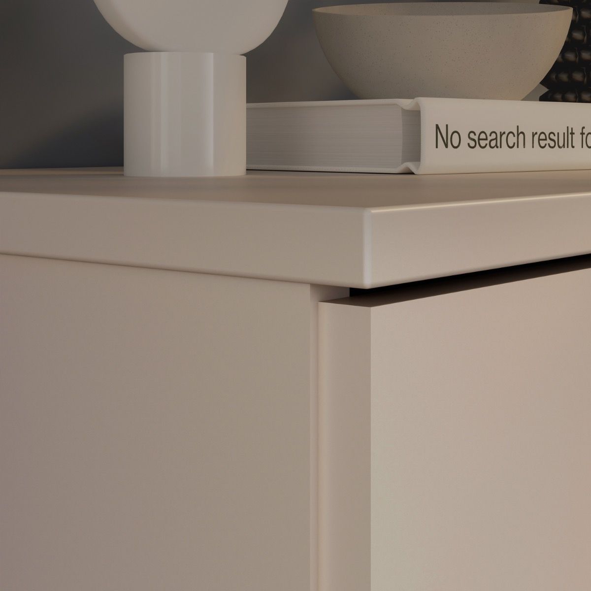 Ganymede Wide TV Unit With Open Shelving, 2 Drawers & 2 Doors In Sand - Price Crash Furniture