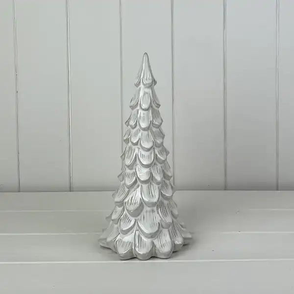 Glazed Ceramic Tree Ornament with Textured Detail L12xD12xH25.5cm Weight - 579g - Price Crash Furniture