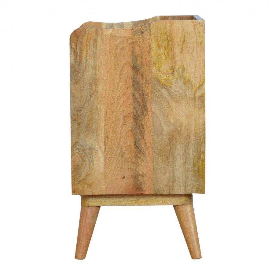 Green Gradient 3 Drawer Hand - Painted Bedside - Price Crash Furniture