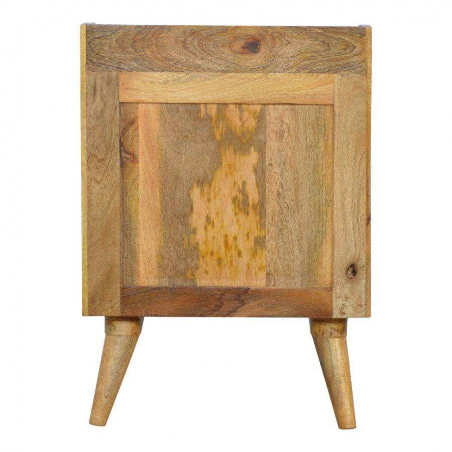 Green Gradient 3 Drawer Hand - Painted Bedside - Price Crash Furniture