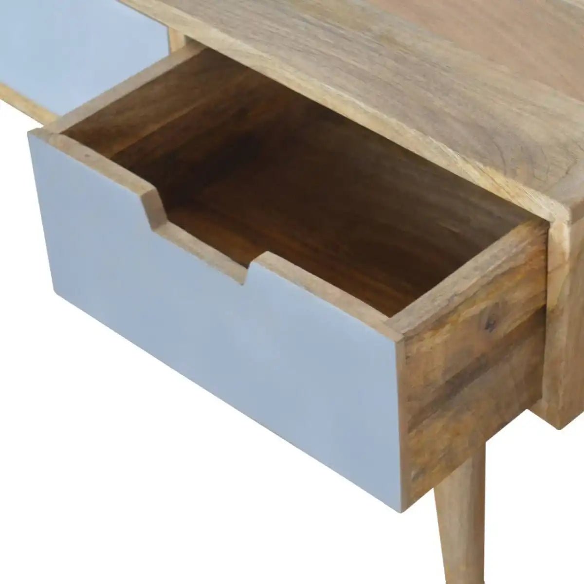 Grey Painted 3 Drawer Media Unit - Price Crash Furniture