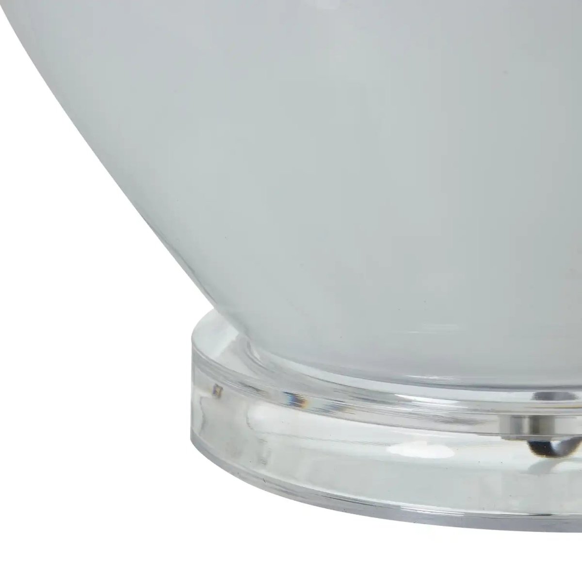 Grey Shadows Table Lamp With Linen Shade - Price Crash Furniture