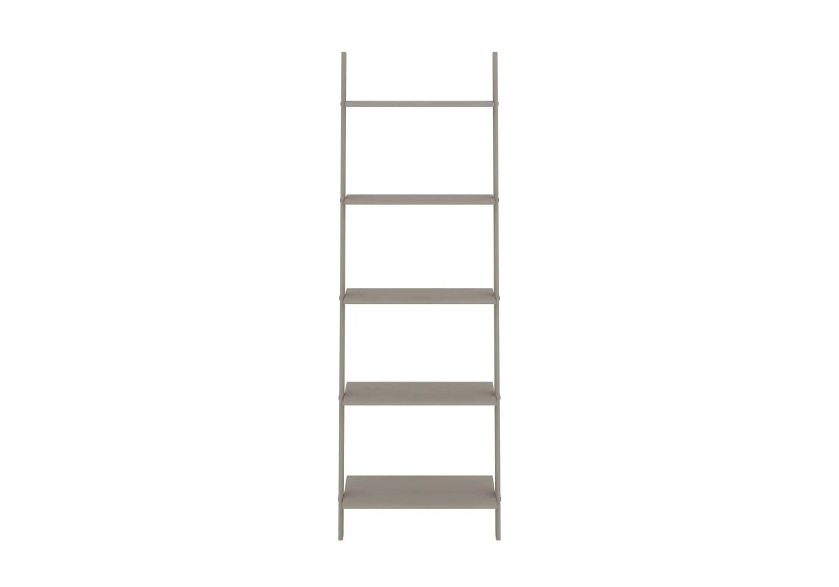 Grey Waxed Pine Ladder Design Shelf Unit by Core Products - Price Crash Furniture