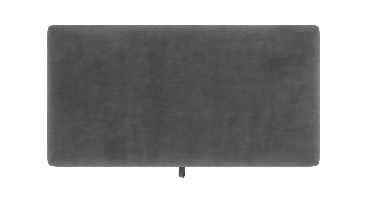 Hartford Storage Ottoman - Grey Chenille by Dorel - Price Crash Furniture