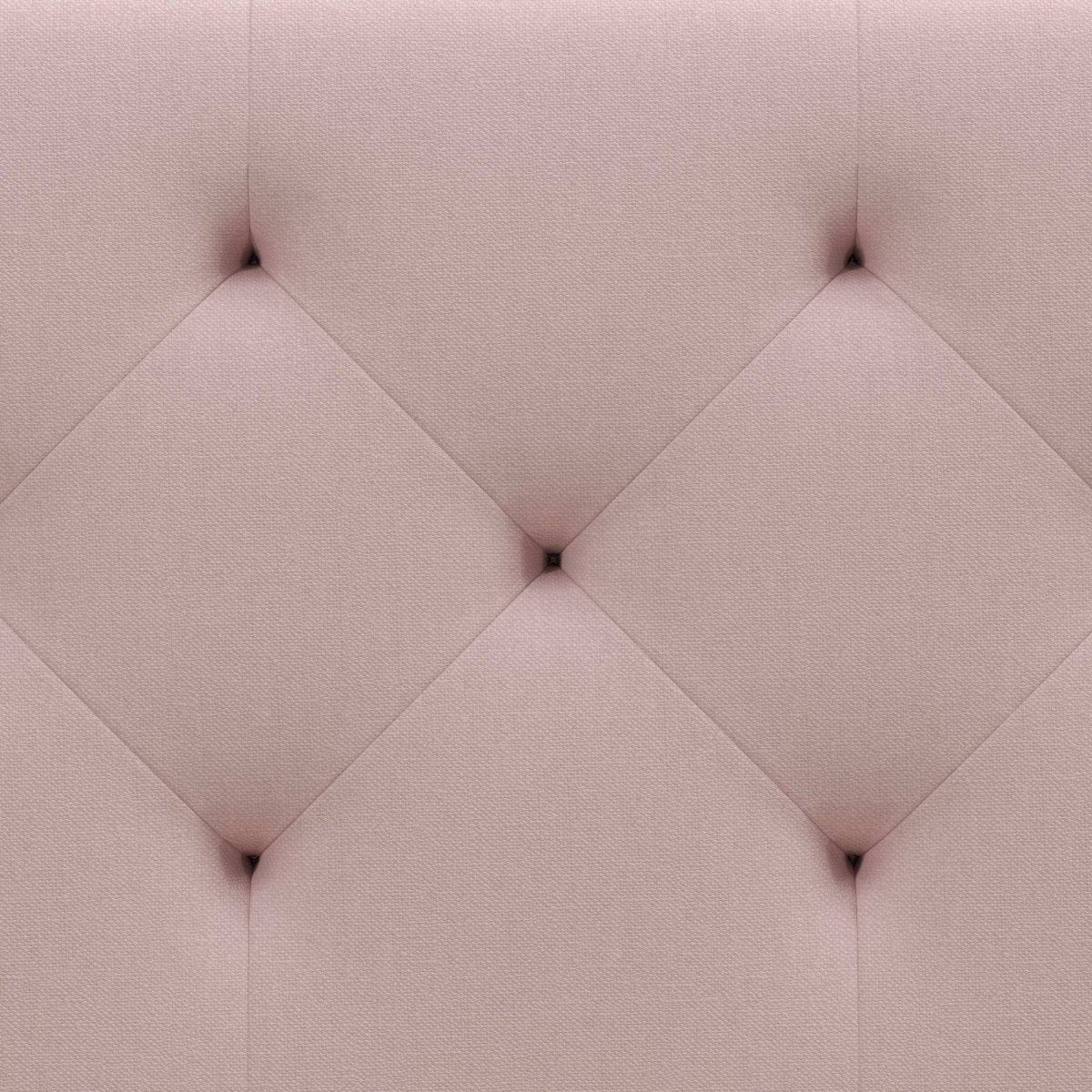 Her Majesty Linen King Size Bed - in Pink by Dorel - Price Crash Furniture