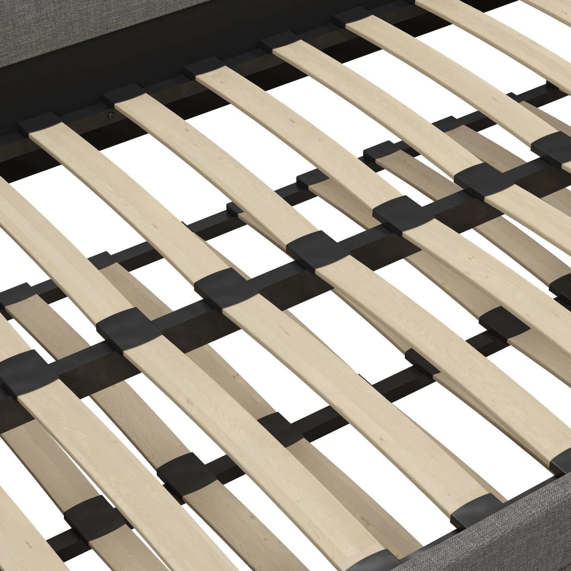 Her Majesty Single Daybed/Trundle Linen in Grey by Dorel - Price Crash Furniture