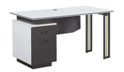 Highland Office / Computer Desk in Grey and White - Price Crash Furniture