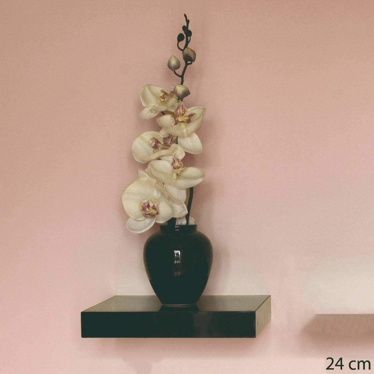 Hudson Gloss 24cm Floating Shelf Kit Core
