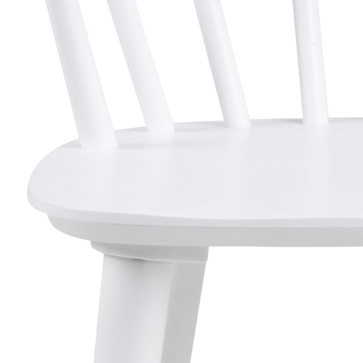 Ida White Wooden Dining Chair - Set Of 2 - Price Crash Furniture