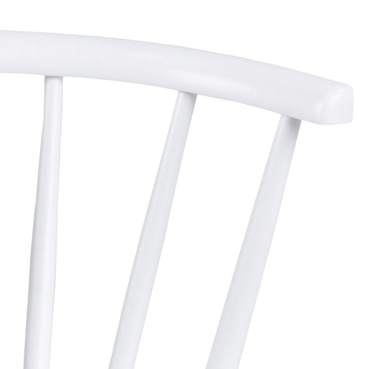 Ida White Wooden Dining Chair - Set Of 2 - Price Crash Furniture