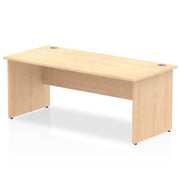 Impulse Straight Desk Maple Top Panel End Leg - Price Crash Furniture
