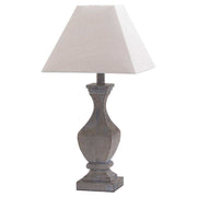 Incia Fluted Wooden Table Lamp - Price Crash Furniture