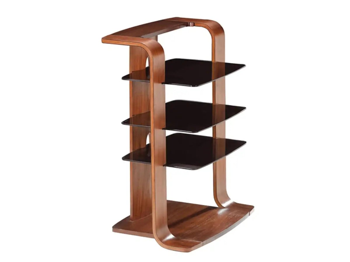 JF204 Florence Entertainment Unit / Hi - Fi Stand in Walnut by Jual - Price Crash Furniture