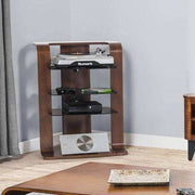 JF204 Florence Entertainment Unit / Hi - Fi Stand in Walnut by Jual - Price Crash Furniture