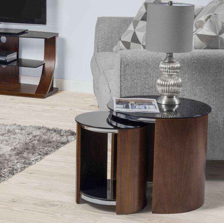 JF305 San Marino Nest 2 Tables Walnut Jual