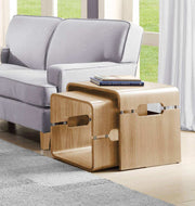 JF706 Havana Nest of Tables in Oak by Jual - Price Crash Furniture