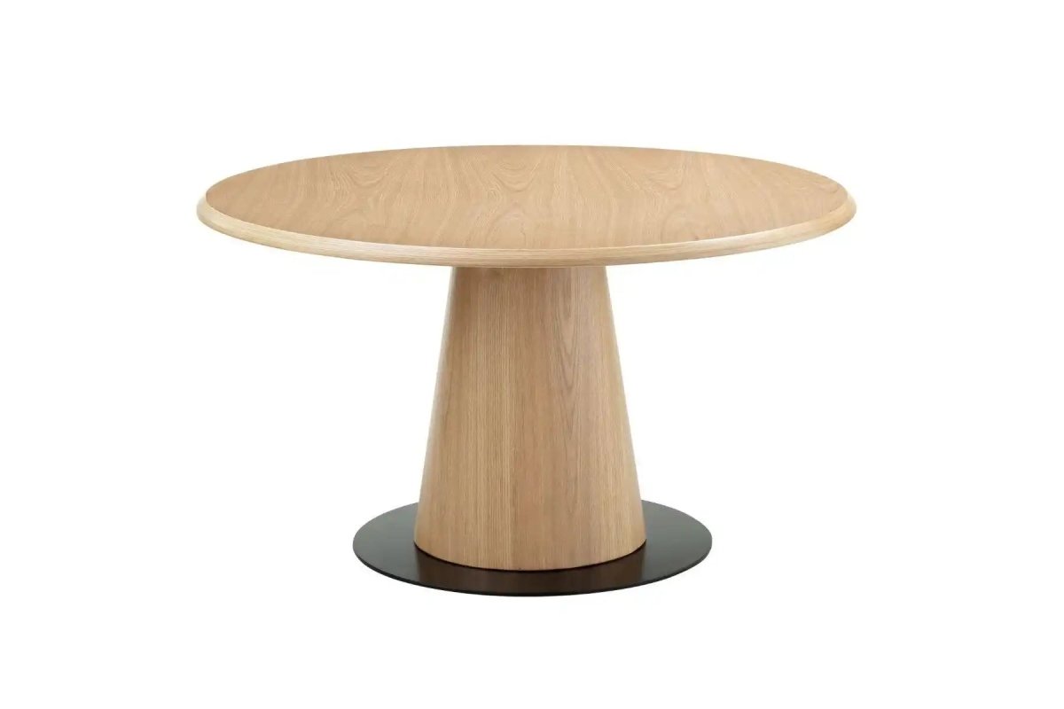 Jual Furnishings JF318 Siena Coffee Table Oak/Black - Price Crash Furniture